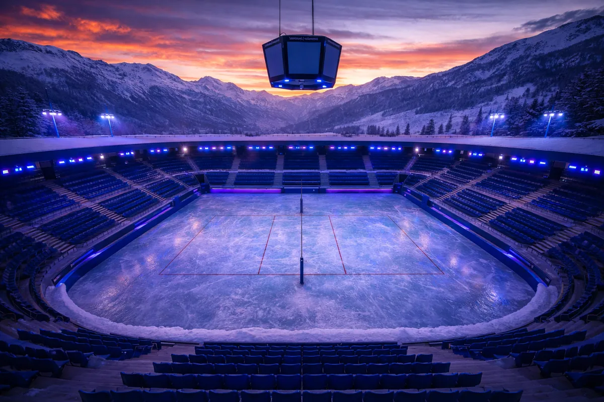 Panorama Zimní arény Mrazkov